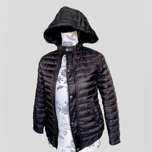 Burberry children black coat size 12y